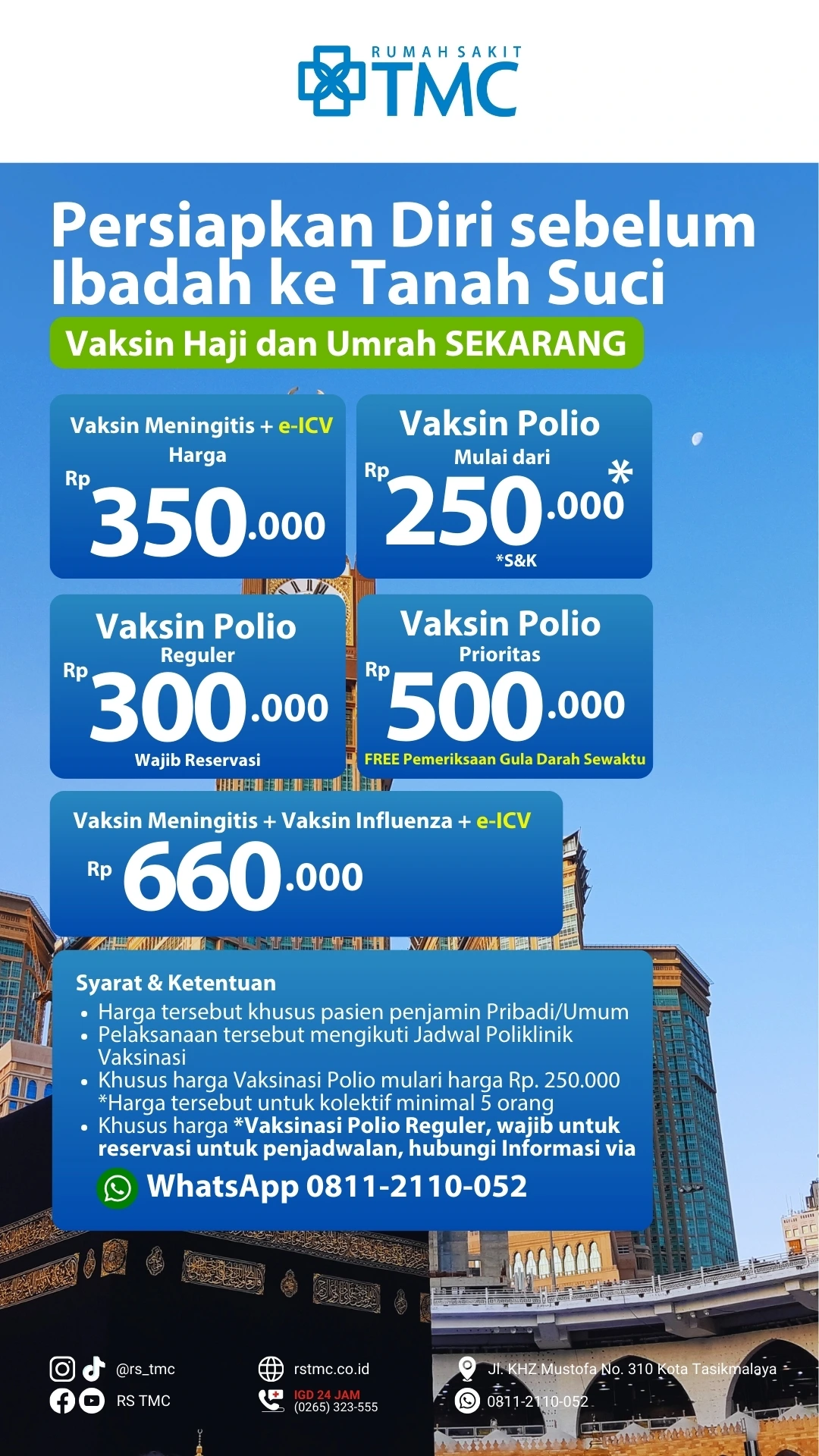 PAKET VAKSIN HAJI & UMRAH